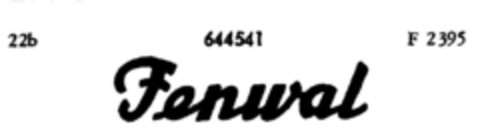 Fenwal Logo (DPMA, 04/19/1952)