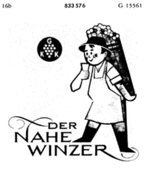 DER NAHE WINZER Logo (DPMA, 29.04.1966)
