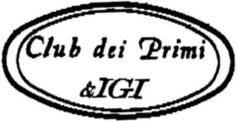 Club dei Primi&IGI Logo (DPMA, 06.08.1993)