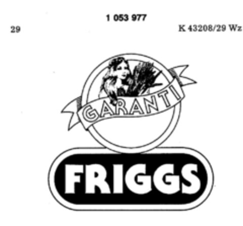 GARANTI FRIGGS Logo (DPMA, 31.03.1981)