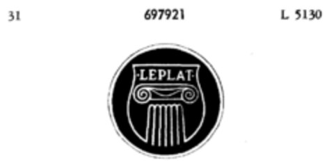 LEPLAT Logo (DPMA, 30.11.1955)