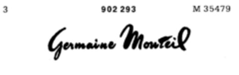 Germaine Monteil Logo (DPMA, 03/08/1972)