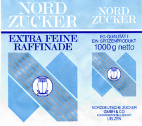 NORD ZUCKER EXTRA FEINE RAFFINADE Logo (DPMA, 04/28/1982)