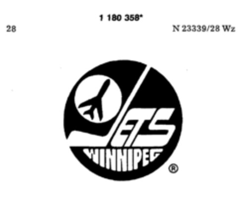 JETS WINNIPEG Logo (DPMA, 01.08.1990)