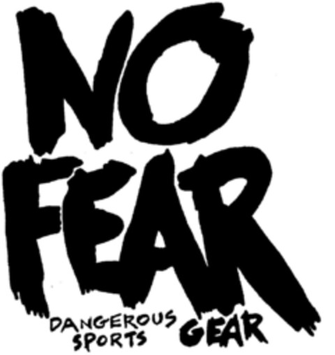 NO FEAR DANGEROUS SPORTS GEAR Logo (DPMA, 05.11.1992)