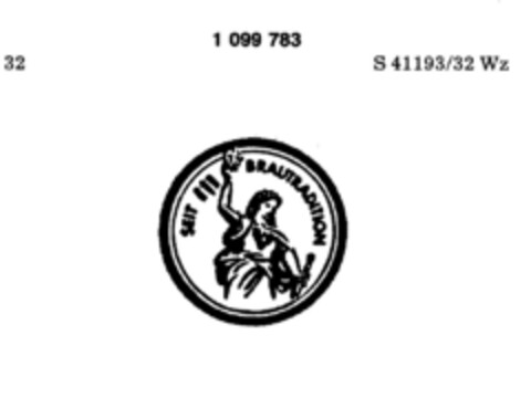 BRAUTRADITION SEIT 111 Logo (DPMA, 28.11.1984)