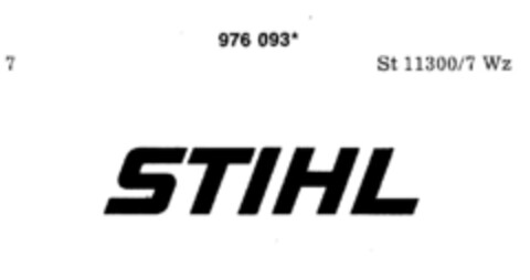 STIHL Logo (DPMA, 07/13/1977)