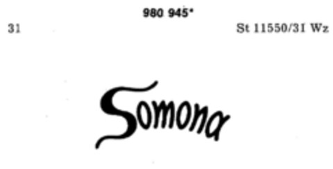 Somona Logo (DPMA, 28.06.1978)