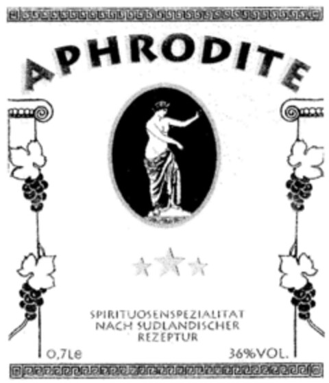 APHRODITE Logo (DPMA, 05/05/2000)