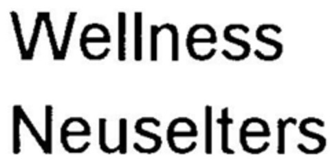 Wellness Neuselters Logo (DPMA, 03/09/2001)