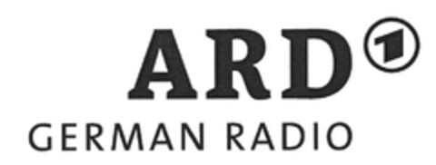 ARD 1 GERMAN RADIO Logo (DPMA, 19.05.2008)