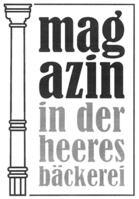 magazin in der heeres bäckerei Logo (DPMA, 29.10.2008)