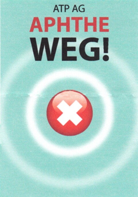 ATP AG APHTHE WEG! Logo (DPMA, 08/08/2013)