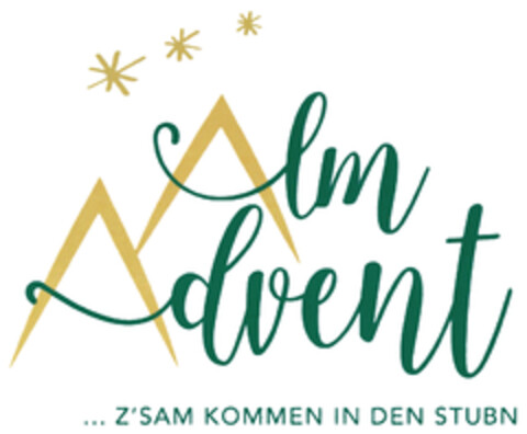 Alm Advent ...Z'SAM KOMMEN IN DEN STUBN Logo (DPMA, 08/19/2019)