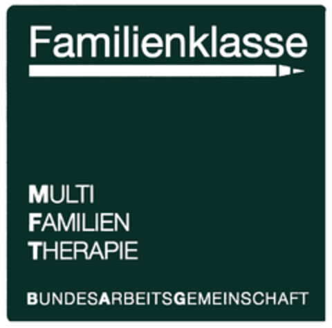 Familienklasse MULTI FAMILIEN THERAPIE BUNDESARBEITSGEMEINSCHAFT Logo (DPMA, 09/02/2019)