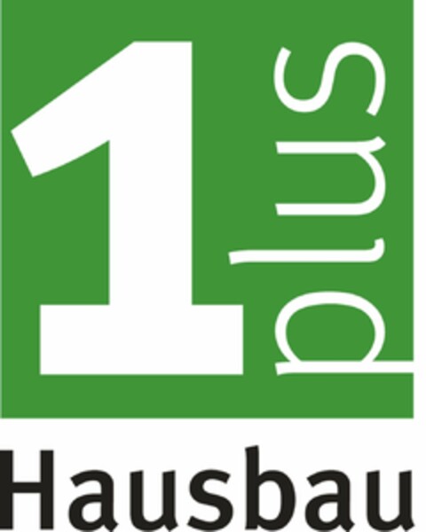 1 plus Hausbau Logo (DPMA, 11/13/2020)