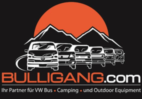 BULLIGANG.com Ihr Partner für VW Bus · Camping · und Outdoor Equipment Logo (DPMA, 11.11.2020)