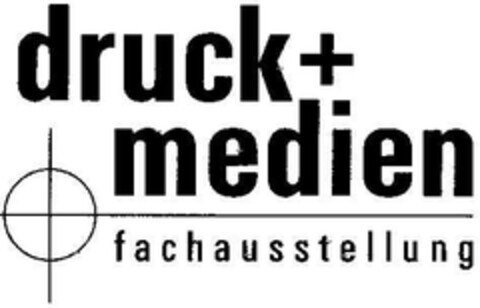 druck+medien fachausstellung Logo (DPMA, 08/27/2002)