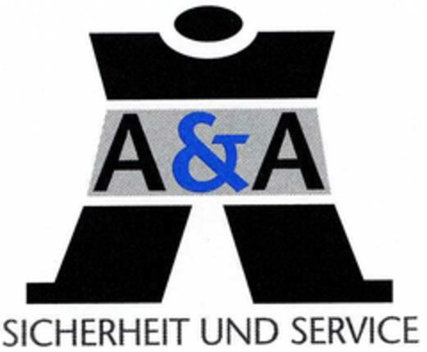 A&A SICHERHEIT UND SERVICE Logo (DPMA, 25.11.2002)