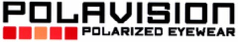 POLAVISION POLARIZED EYEWEAR Logo (DPMA, 13.06.2003)