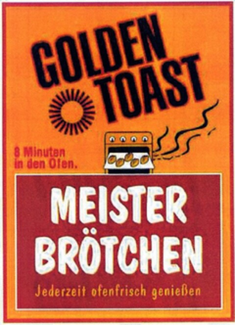 GOLDEN TOAST MEISTERBRÖTCHEN Logo (DPMA, 12/16/2005)