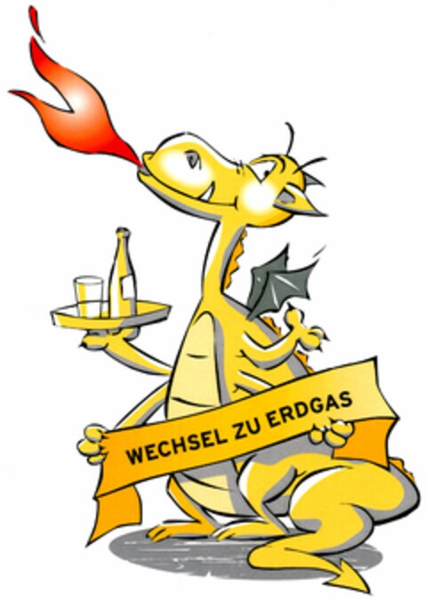 WECHSEL ZU ERDGAS Logo (DPMA, 16.03.2006)