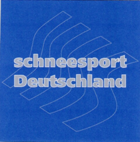 schneesport Deutschland Logo (DPMA, 08/22/2007)