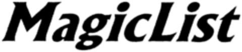 MagicList Logo (DPMA, 10/06/1995)