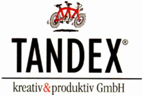 TANDEX kreativ&produktiv GmbH Logo (DPMA, 01/12/1996)