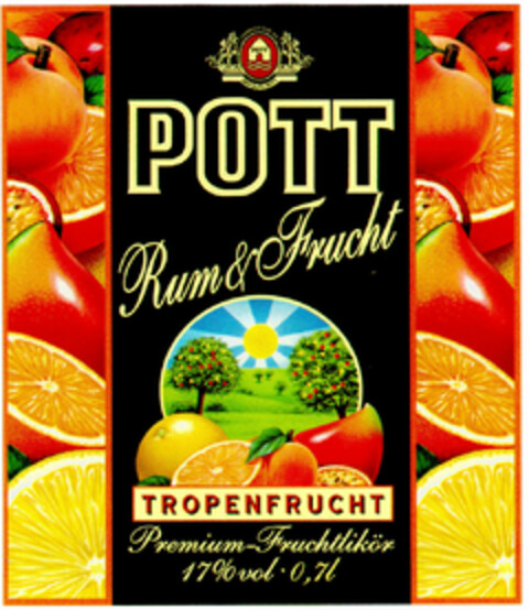 POTT Rum & Frucht TROPENFRUCHT Logo (DPMA, 01/19/1996)