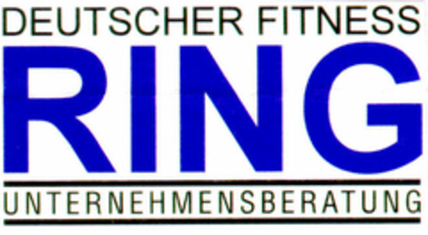 DEUTSCHER FITNESS RING UNTERNEHMENSBERATUNG Logo (DPMA, 22.02.1996)
