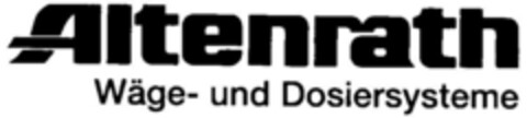 Altenrath Wäge- und Dosiersysteme Logo (DPMA, 19.08.1997)