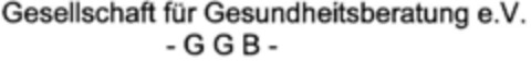 Gesellschaft für Gesundheitsberatung e.V. - G G B - Logo (DPMA, 22.08.1997)