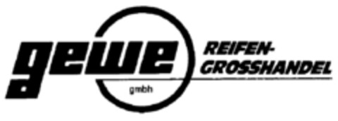 gewe REIFEN-GROSSHANDEL gmbh Logo (DPMA, 18.07.1998)