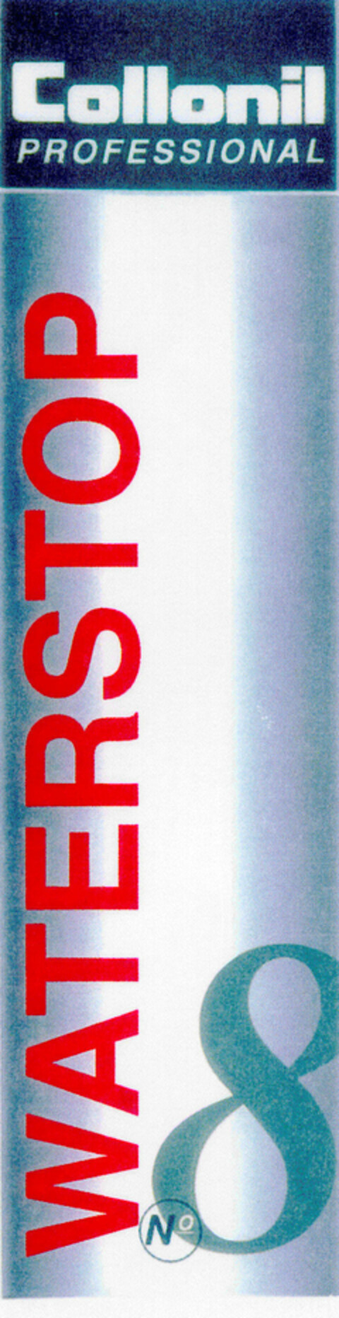 Collonil PROFESSIONAL WATERSTOP No. 8 Logo (DPMA, 31.07.1998)