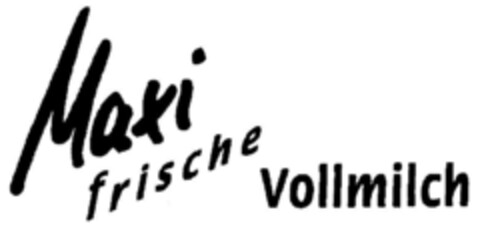 Maxi frische Vollmilch Logo (DPMA, 30.01.1999)