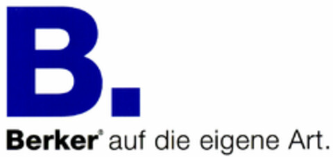 B. Berker auf die eigene Art. Logo (DPMA, 28.09.1999)