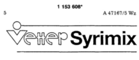 vetterSyrimix Logo (DPMA, 31.10.1989)