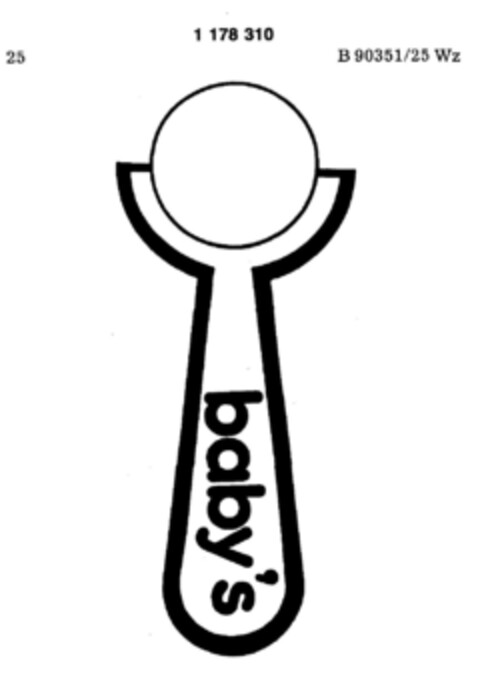 baby's Logo (DPMA, 12.07.1990)