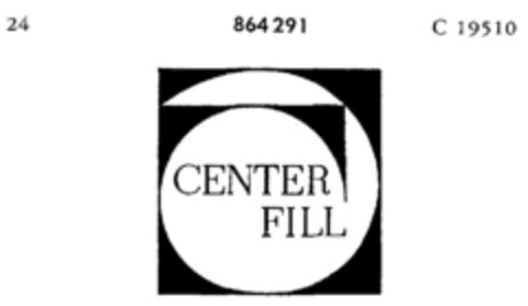 CENTER FILL Logo (DPMA, 09.12.1968)
