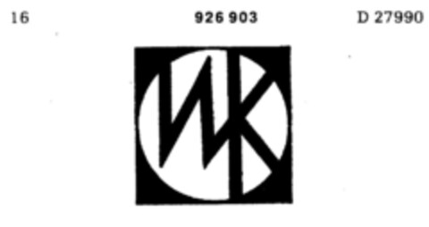 WK Logo (DPMA, 02.08.1973)