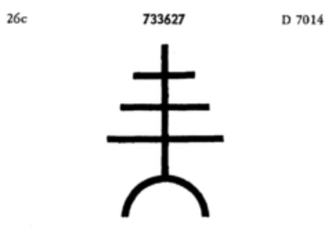 733627 Logo (DPMA, 01/07/1956)