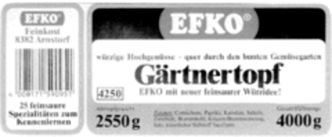 EFKO Gärtnertopf Logo (DPMA, 16.01.1985)