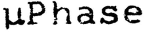 μPhase Logo (DPMA, 03/27/1992)