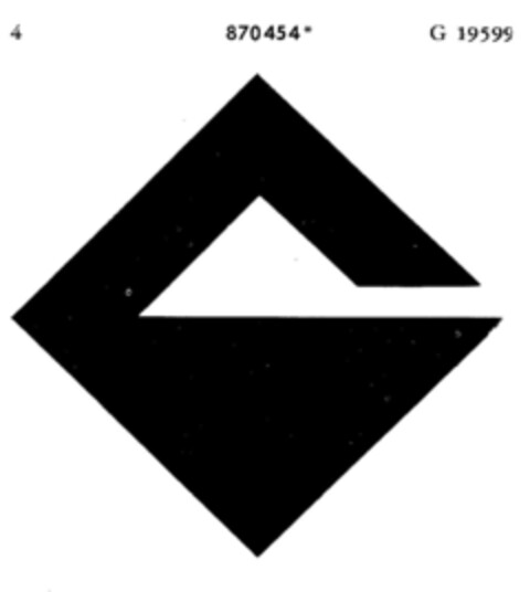 870454 Logo (DPMA, 12.03.1970)