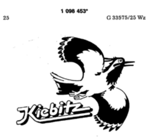 Kiebitz Logo (DPMA, 03.09.1986)