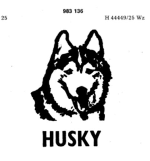 HUSKY Logo (DPMA, 06.07.1978)