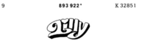 Lilly Logo (DPMA, 15.01.1972)