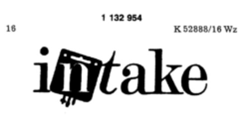 intake Logo (DPMA, 14.06.1988)