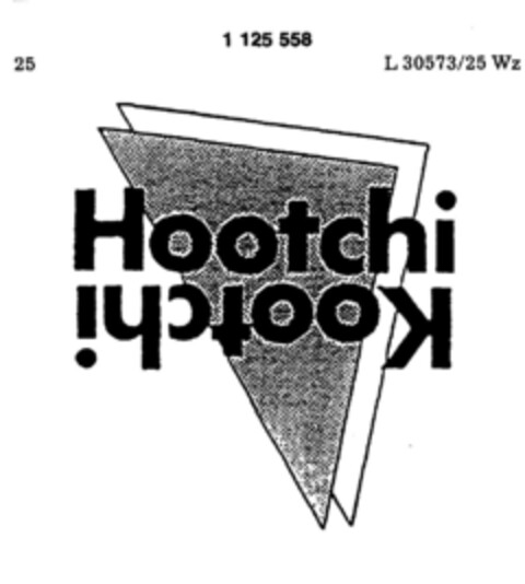 Hootchi Kootchi Logo (DPMA, 11/21/1987)